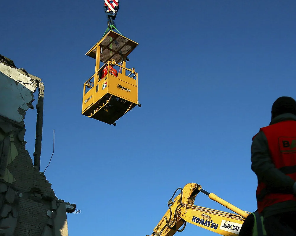 Nacelle de travail pour grue